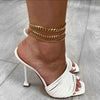 Miami Cuban Gold Anklet