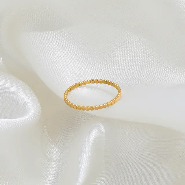 Gold Dainty Band Ring