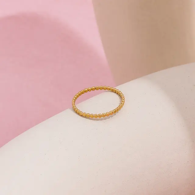 Gold Dainty Band Ring