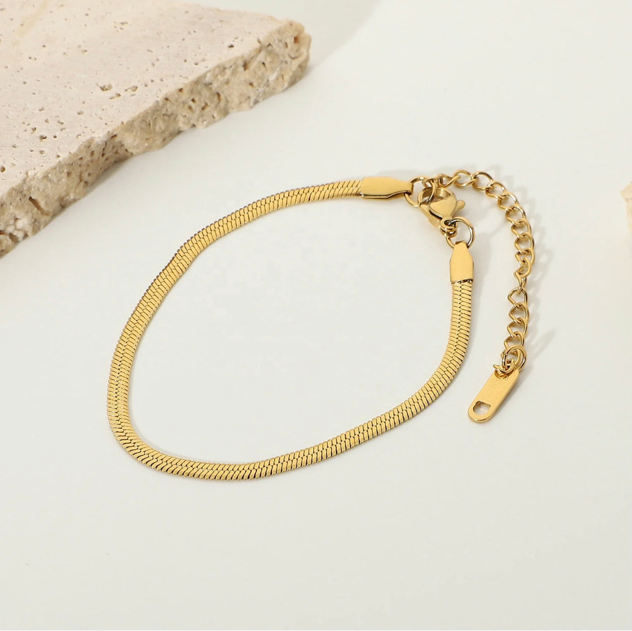 Gold plated Snake Anklet