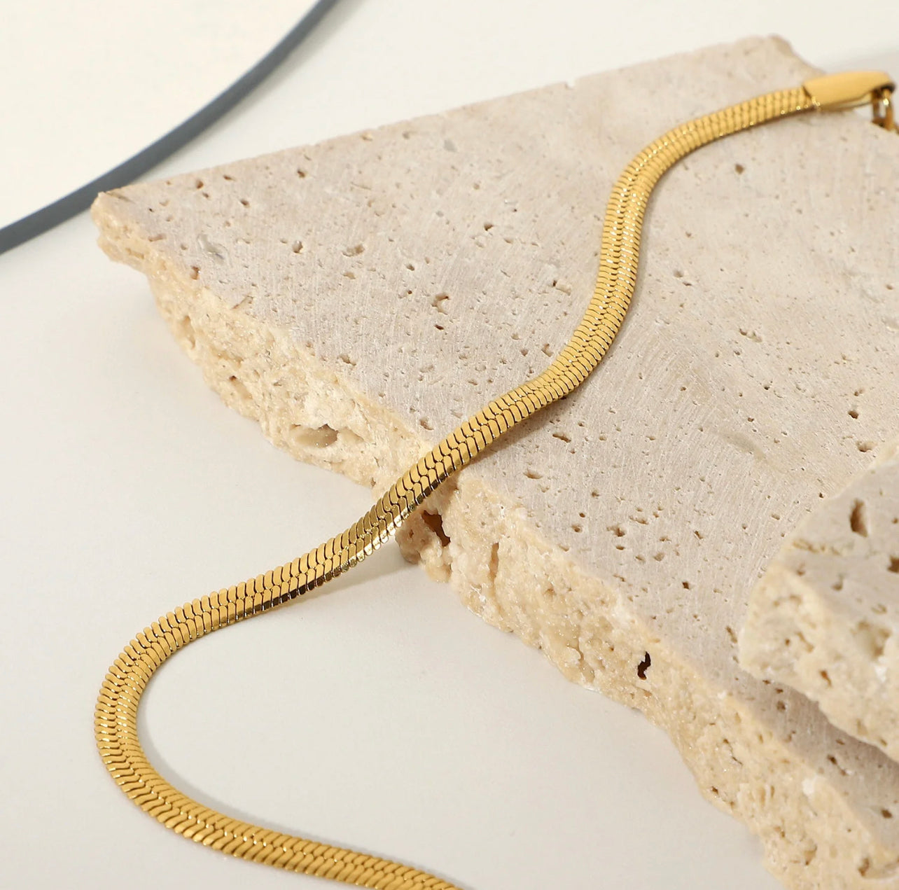 Gold plated Snake Anklet